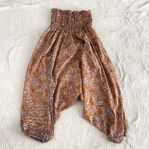 Satin harem pants! Size small.